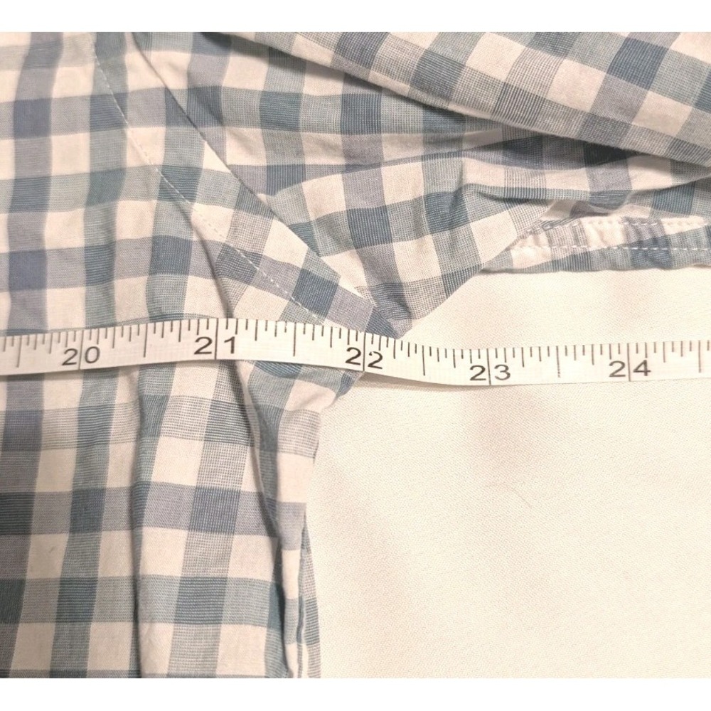Rodd And Gunn Men's Green &‎ Blue Checkered Print Oxford Shirt - Size Large - Picture 3 of 6
